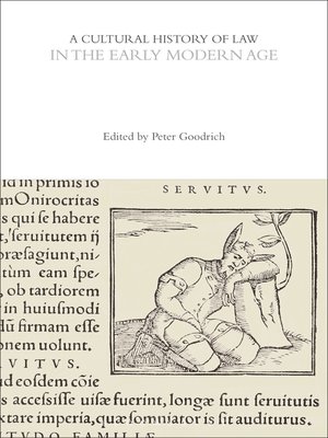 cover image of A Cultural History of Law in the Early Modern Age